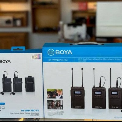 BOYA wireless lavalier microphone (double mic)  BY-WM8PRO K2